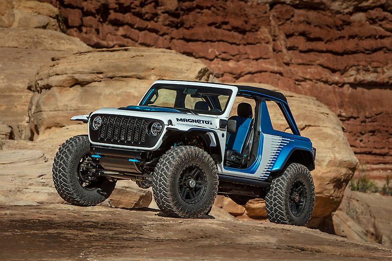 Jeep Magneto 2.0 EV Wrangler Electric Concept Vehicle Features TREMEC 6-Speed Transmission