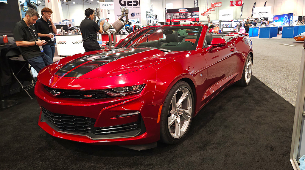 Even though it’s stock, we had to give a nod to this eye-catching 2024 Camaro SS convertible with its TREMEC TR-6060 six-speed since 2024 saw the end of Camaro production once again. 