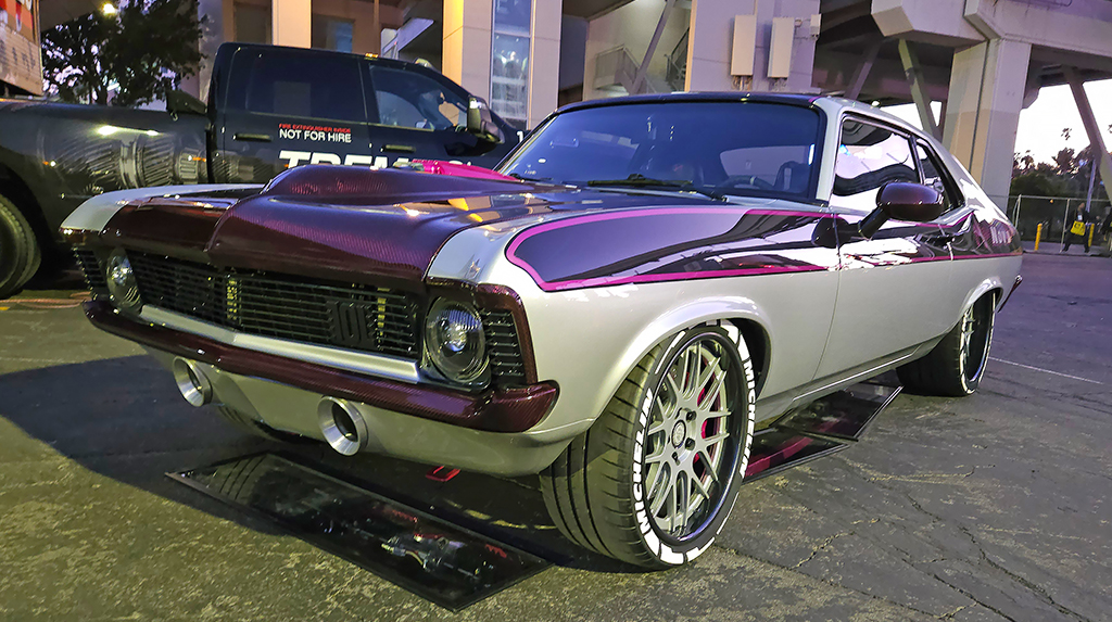 The Red River Customs Shirley Muldowney tribute Chevrolet Nova uses an all-new 1968-1972 Nova Body as the foundation for the series. Cha-Cha Nova 01 debuted in the TREMEC display booth at the 2024 SEMA Show in Las Vegas and will be sold at the 2025 Barrett Jackson Scottsdale auction. Only 24 other Cha-Cha Novas will be built for a total of 25 in the series. All 25 will have the same specially designed and Muldowney-inspired design cues inside and out. The drivetrains will be the same, with a Chevrolet Performance 1,000-horsepower 632 big-block crate engine spinning a TREMEC Magnum 6-speed manual transmission. All will be painted in Red River Customs tweaked Axalta Switchblade Silver and Tropical Glitz Sparkling Berry.