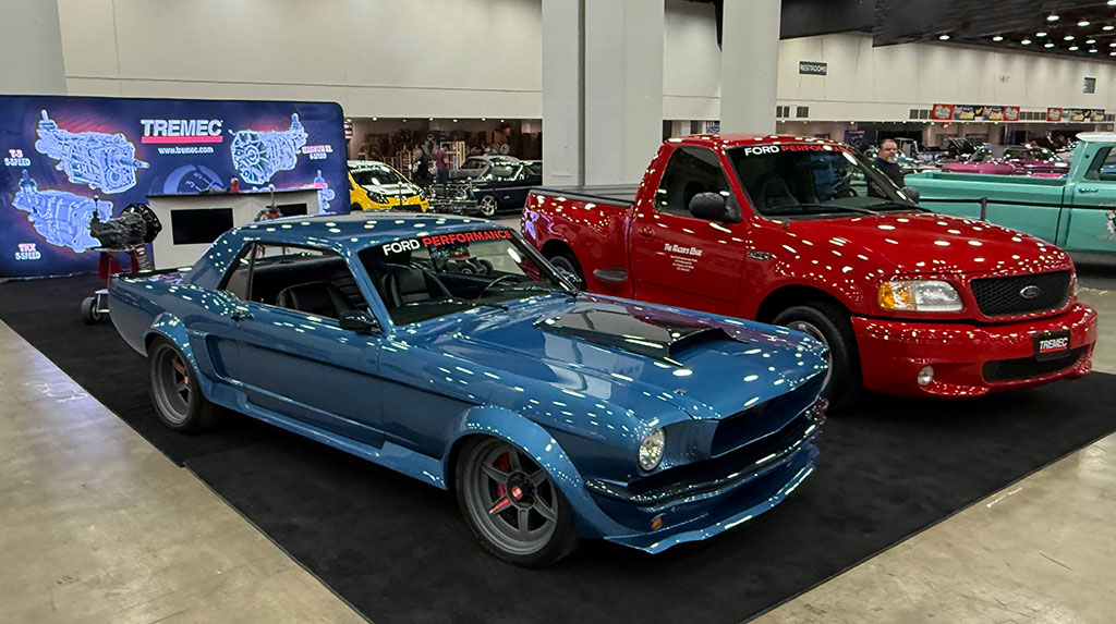 TREMEC 2025 Autorama 1965 Mustang and DCT-equipped Ford F-150 Lightning